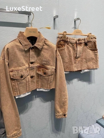 MIU MIU 🤍 Дамски Комплект, снимка 3 - Комплекти - 53308237