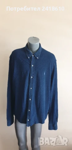 POLO Ralph Lauren FeatherWeight Mesh Pique Cotton Mens Size 2XL ОРИГИНАЛ! Мъжка Риза!, снимка 14 - Ризи - 50820998