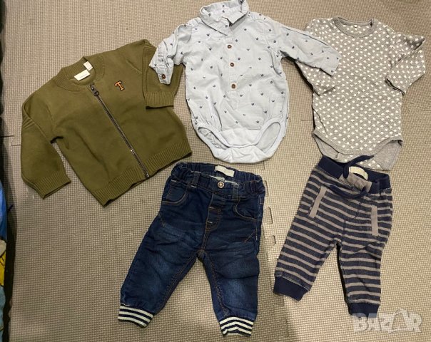 NAME IT 0-3m/62 нов сет за момче, снимка 2 - Комплекти за бебе - 27783816