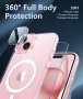 FNTCASE Калъф за телефон за iPhone 15-Plus магнитен прозрачен удароустойчив защитен, снимка 8