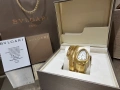 BVLGARI Serpenti Tubogas Snake Gold Diamonds Дамски Часовник, снимка 3
