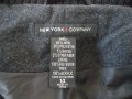 New York & Company Дамско зимно бомбер яке от вълнена смес L, снимка 7