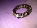 Месингова гривна с цветчета, снимка 8