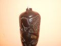  Африканска маска от абанос със слон от Малави, снимка 3