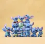 Голям Комплект Фигурки Лило и Стич, 12 броя Фигурки Stitch за торта, снимка 1