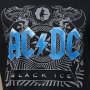 Нова мъжка тениска с дигитален печат на музикалната група AC/DC - Black Ice със син надпис , снимка 2