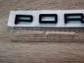 черен надпис Порше / Porsche , снимка 2