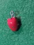 ЕМАЙЛИРАНА ЯГОДА с МИНИАТЮРНИ ЦИРКОНИ АРТ ВИСУЛКА МЕДАЛЬОН 13821, снимка 9