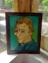 Картина масло на платно български автор Ван Гог репродукция, снимка 3