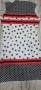  дамска рокля на точки бяло черно червено, снимка 5