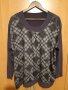 ЛИКВИДАЦИЯ 3XL КРАСИВА КАШМИРЕНА БЛУЗКА В ЛИЛАВО С ФИГУРИ, снимка 4