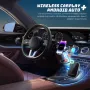 Безжичен адаптер Carplay, безжичен адаптер Plug and Play Android Auto, 5,8 GHz WiFi, снимка 2