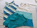 L/XL Лот туника/тениска в цвят тюркоаз , снимка 2