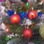 2553 Комплект коледни топки играчки за елха, Ф5, 6 броя, снимка 2