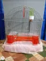 Клетка и аксесоари към нея за канарче, папагалче и др, напълно оборудвана., снимка 3