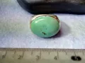 ШАРМАНТЕН ТЮРКОАЗЕН СРЕБЪРЕН ПРЪСТЕН СРЕБРО 925 ЮВЕЛИРНА ВИНТИДЖ АРТ ИЗРАБОТКА 49310, снимка 8
