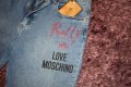 Love Moschino logo print straight-leg jeans Sz 31, снимка 3