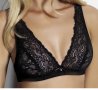 Дантелен черен сутиен бюстие бралета без банел SIELEI, снимка 3