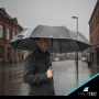 Автоматичен чадър 110 см - голям, сгъваем, ветроустойчив със защитен калъф , снимка 6