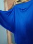 Бляскава свободно падаща блуза в лилаво L XL, снимка 2
