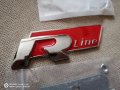 Метални емблеми за монтаж на предна решетка Volkswagen R line за кола автомобил джип , снимка 4