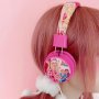 Безжични слушалки с вграден микрофон Barbie, сгъваеми и регулируеми, снимка 6