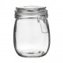 стъклен кухненски буркан 1 литър, снимка 1 - Кутии за храна - 37385077