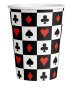 8 бр Покер карти Казино картонени чаши парти рожден ден 