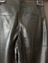 Чисто нов дамски лъскав кожен панталон "MNG" / "Манго" с етикет, номер 36, размер "S", снимка 4