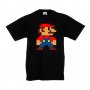 Детска тениска Супер Марио Mario 8-bit, снимка 1 - Детски тениски и потници - 33089511