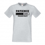 Мъжка тениска,Patience Loading,Loading,Please wait,батерия,Изненада,Подарък, снимка 2