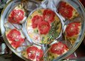 Костен порцелан комплект чай или кафе с червени цветя, снимка 2