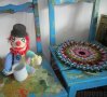 Клоуни, клоун играчка кукла пано цирк фигура, снимка 8