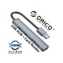 Orico хъб USB3.0/2.0 HUB 3 port + card reader, Aluminum - AH-A12F-GY, снимка 1