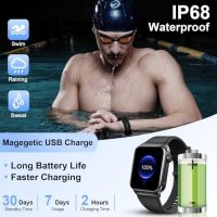 Нов Bluetooth Смарт Часовник - Здравен Монитор, 113 Спортни Режима, Високоговорител, снимка 7 - Смарт гривни - 43766598