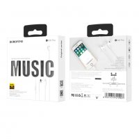 Слушалки с микрофон Lightning Borofone BM32 Plus за iPhone, iPad, снимка 4 - Слушалки, hands-free - 39212234