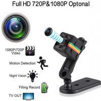 1080P 720P SQ11 Mini Camera(Малка Камера), снимка 1 - Камери - 33320443