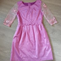 Дамска официална рокля в лилав цвят, снимка 5 - Рокли - 40619819