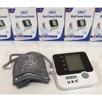 Апарат за измерване на кръвно налягане с голям LCD дисплей UKC, снимка 3 - Друга електроника - 36825828
