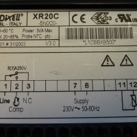Термоконтролер със сонда Dixell XR20C-5NOCO 220V AC, снимка 3 - Резервни части за машини - 39374157