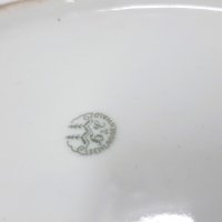 Стар порцеланов супник Schlaggenwald, елипса, капак (10.2), снимка 9 - Антикварни и старинни предмети - 43603963