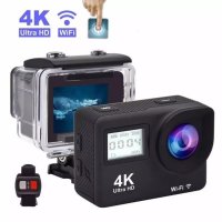 Водоустойчива спортна екшън камера 4K Ultra HD, снимка 3 - Камери - 43090223