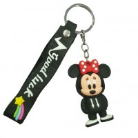 Фигурка Disney Minnie Mickey, Гумена, Червен/черен, снимка 2 - Фигурки - 38084576