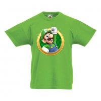 Детска тениска Супер Марио Luigi 13, снимка 3 - Детски тениски и потници - 33089868