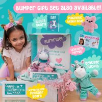 Itsy Unicorn Плюшена играчка розов еднорог с дрехи за обличане като кукла балерина, снимка 9 - Плюшени играчки - 43947177