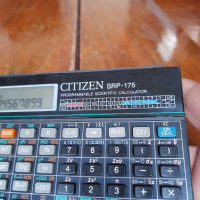 Стар калкулатор Citizen SRP 175, снимка 3 - Други ценни предмети - 44898315