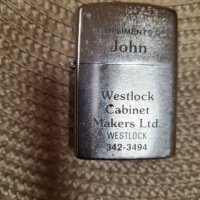 Метална гравирана запалка, снимка 1 - Други - 38529355