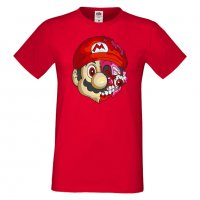 Мъжка тениска Mario Zombie 5 Игра,Изненада,Подарък,Празник,Повод, снимка 7 - Тениски - 37237925