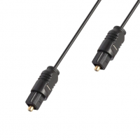 Оптичен аудио кабел DeTech, Toslink, 3.0м, Черен, снимка 2 - Други - 36545041