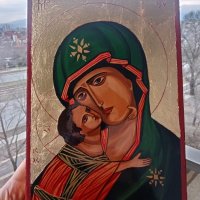 икона Владимирска Богородица, снимка 1 - Икони - 44027929